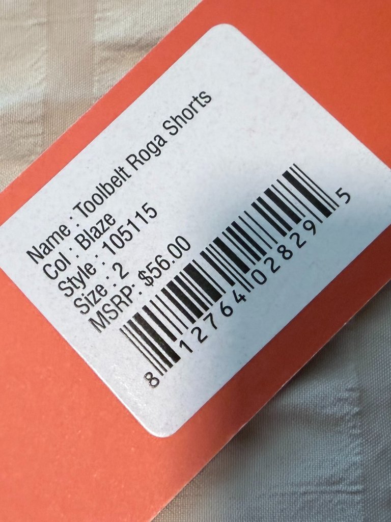 Nwt Oiselle Toolbelt Roga Shorts Women’s Size 2 Blaze Red Running Shorts* — image 2 of 8
